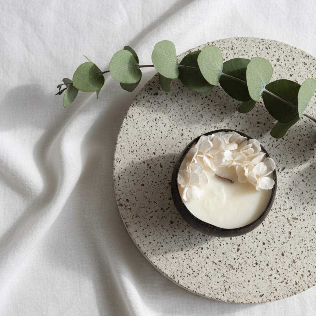 Coconut Shell Soy Wax Candle – Pineapple Coconut