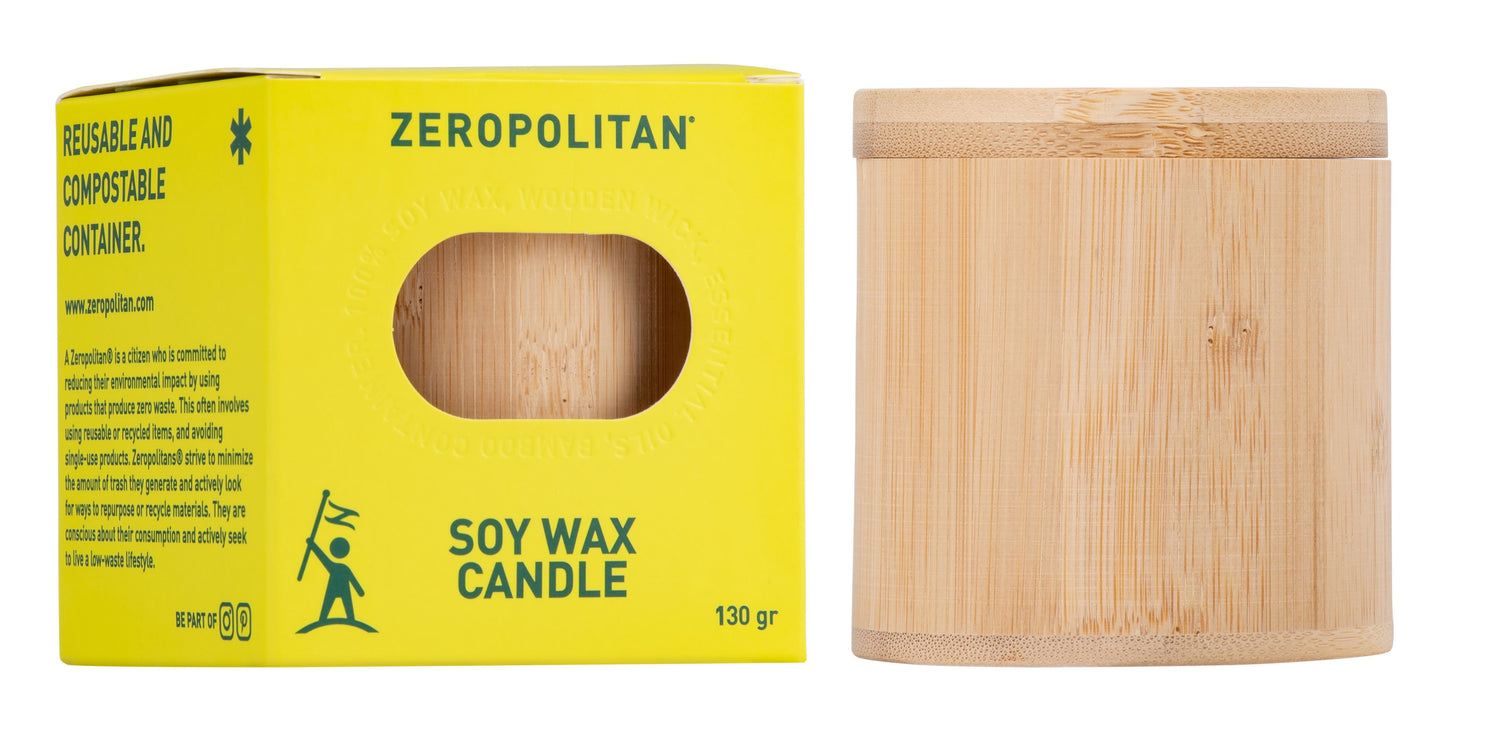 Soy Wax Candle - Vanilla Caramel